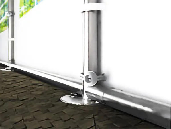 A MAX 2m sátor partiállványának részlete