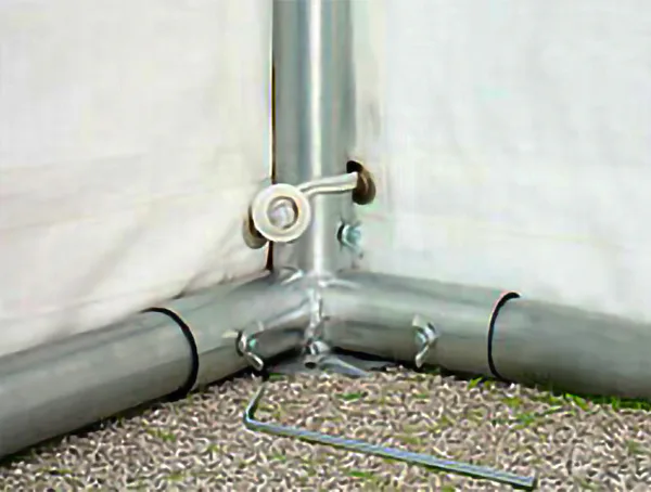 A partisátor sarokösszekötőjének részlete