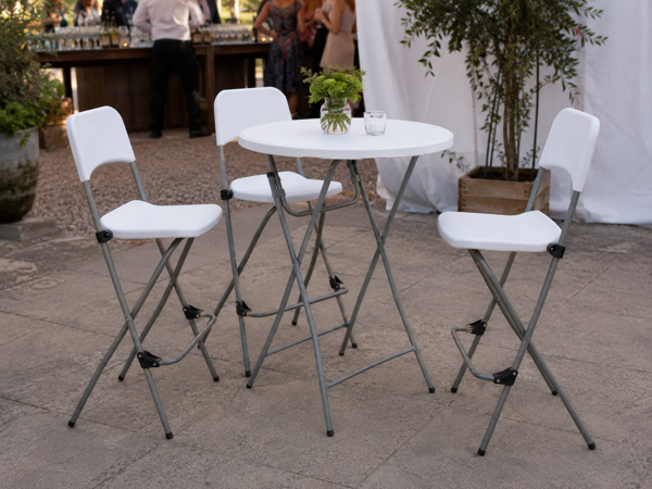 Összecsukható bárszék - catering, céges rendezvények, ünnepségek