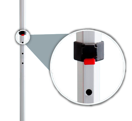 Állítható ollós sátorláb