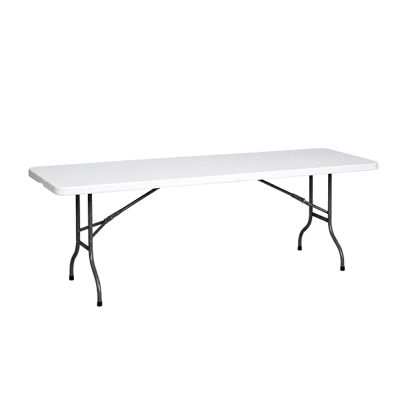 Összecsukható vendéglátóasztal fehér - 180 cm