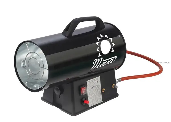 MEVA TP17001 gázüzemű hőlégfúvó 5–10 kW