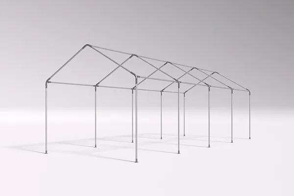 Partysátor építése 3x8 m Standard