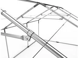 A PRÉMIUM partisátor megerősített tetőszerkezetének részlete