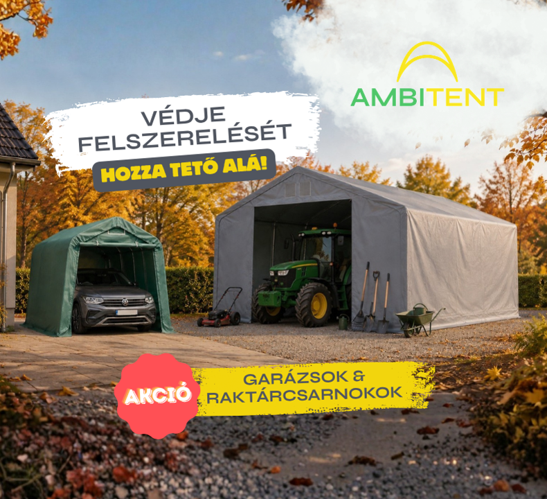 Mobil csarnokok és garázsok eladók - Ambitent, korábban Partysátrak Jičínben